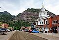 Walsh Library building and downtown Ouray, Colorado. Image credit Ian Dewar Photography via Shutterstock