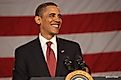 President Obama appeared in downtown Indianapolis, Indiana on May 17, 2009. Image credit: Ron Foster Sharif/Shutterstock.com