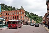 Street view of downtown Deadwood. Image credit Bo Shen via Shutterstock.