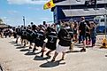 Tug of War match in Hastings England. Editorial credit: David Fowler / Shutterstock.com